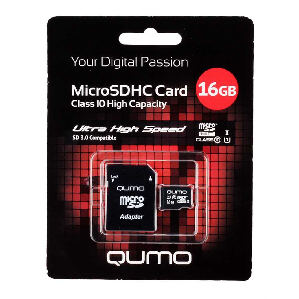 Карта памяти qumo microsdhc 32 гб