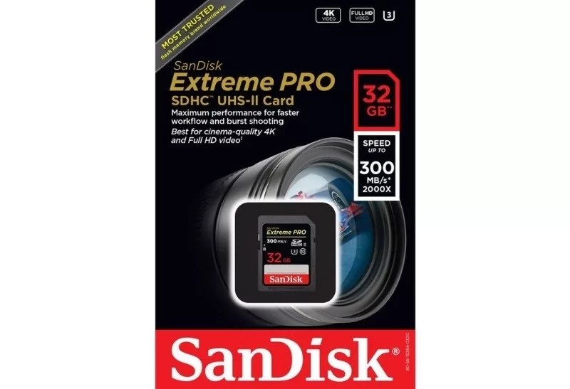 Карта памяти sandisk sdxc 256gb extreme pro uhs i v30 u3 200 140 mb s